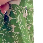 Boden USA Boden Green White Roses Derby Dress Sleeveless 10 Fit Flare Photo 3