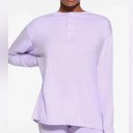 SKIMS NWOT  Boyfriend Long Sleeve Henley Photo 0