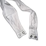 n:philanthropy NWT  Prince White Side Ruched Sleeveless Bodysuit LARGE Photo 3