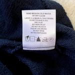 Puli Navy 3/4 Sleeve Ruffle Front Sweater Cardigan Photo 3