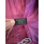 Reed Leather Co. Pink Suede Jacket Women’s Large Vintage Style Zip Up Moto Coat Red Photo 4