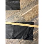 EXPRESS NWT Black Genuine Leather Flare Pants SZ 7/8 Side Zip Lined Bootcut Y2K Photo 6