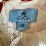CeCe New with tags white lace mini dress with ruffles, size 2 Photo 3