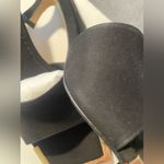 Good American NWT- The Standout Square Toe Slide in Black and Gold Size 7 Photo 14