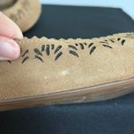 joe's jeans Mink Suede Ballet Flats Pointed Toe Cutout Design Tan Size 7.5 Photo 8