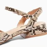 Topshop  ALASKA Snake Square Toe Shoes Sz 40 Photo 3