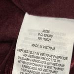 Boden Livia Dress Womens 16 18 Long Ruby Ring Red Velvet Shift Maroon Holiday Photo 5