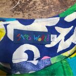 Jams World 90s  Floral Tropical Flowy Printed Mini Dress Tiered Vintage S‎ Photo 5