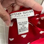 Morgan Taylor Intimates slip dress nightie night gown Red with white hearts XS Photo 4
