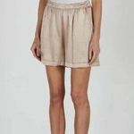 Enza Costa Satin Short in Khaki Size 0 Retail $165 Photo 0