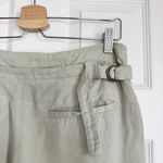 Free People  Falling Out Straight Leg Trouser in Alfalfa Size 4 Photo 9
