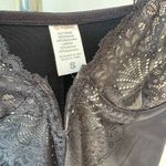 Sophisticated Black Lace Slip Dress Photo 3