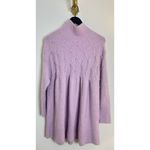 Free People  Jaci Long Sleeve Mock Neck Sweater Dress in Lavender Size X-Small Photo 3