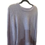 Lavender Crewneck Pullover Sweater Casual Long Sleeve Knit Top‎ Purple Size L Photo 1