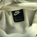 Nike Allover Logo Pullover Hoodie Women’s XS White Black Print Fleece Sweatshirt Photo 14