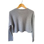 Aritzia  Sunday Best Baby Relaxed waffle-knit longsleeve In Heather Gray Photo 3