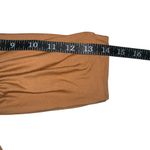 NWT Outcast Fire Ball Cut Out Tan Maxi Dress LARGE Brown Photo 7