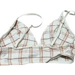 Madewell Women's Plaid Cropped Tank Top Orange Size S Petites Photo 5