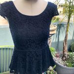 Self Esteem  lace peplum top Photo 1