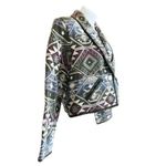 NEW IDENTITY Vintage Cropped Southwestern Country Tapestry Jacket Size M NEW Green Size M Photo 2