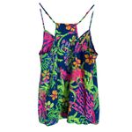 Lilly Pulitzer  Dusk Top Indigo All A Glow‎ Size XS Silk Cami Tank Photo 1