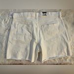 Gap White Denim Shorts Photo 5