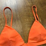 Summersalt  Triangle Bikini Top Sz 8 Peach Orange Swimsuit Photo 6