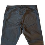 H&M & Denim black 6/28 low waist stretchy button zip jeggings women's pants Photo 3