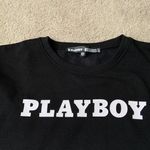 Missguided Playboy Cropped Sweatshirt Photo 1