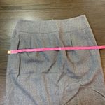 Talbots  Petites Heritage Italian Wool Blend Skirt Gray Size 2‎ Stretch Academia Photo 8