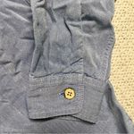 Orvis  Chambray 100% Organic Cotton Button Down Shirt Size Medium EUC Photo 3