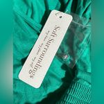 Soft Surroundings  Caspian Jersey Jumpsuit Vivid Green size Large New with tags Photo 9