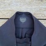 Athleta Black High Waisted  Delancy Moto Leggings w/ Zip Ankles and Pockets Photo 2