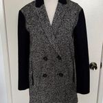 Tibi  Women's Bonded Tweed Double Breasted Pea Coat Size 0 Photo 0