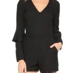 Club Monaco BODENA BLACK VNECK ROMPER 2 Photo 8