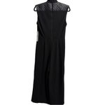 Calvin Klein  mock neck leather shoulder jumpsuit 4 Photo 4