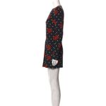Saint Laurent  Silk Floral Rose Dot Mini Dress Size‎ 42 Photo 2