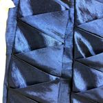 Romeo + Juliet Couture zig zap pleated Holiday Party Pencil Skirt Blue Size M Photo 2