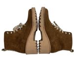 Dolce Vita Hinto Carmel Suede Leather Ankle Boots Animal Print Calf Hair 7 Shoes Tan Photo 5
