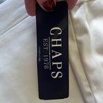 CHAPS  Modern White Knee Length Straight Pencil Skirt Size 12 Career‎ Photo 2