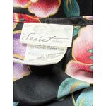 secret treasures Vintage Floral Silky Satin Maxi Slip Dress Nightgown Sexy Side Cut Outs Size 1X Photo 6