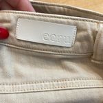 Ecru  The La Cienega Straight Leg Crop Ivory Jeans Photo 5