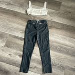 Princess Polly  faux leather zip front pants Photo 5