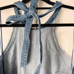 Anthropologie Pilcro Denim Halter Mini Dress, Size L Photo 12