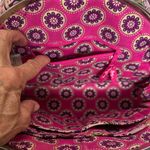 Vera Bradley Eloise Very Berry Paisley Floral Quilted Kiss Lock Shoulder toteBag Photo 7