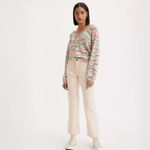 Levi's NWT Middy Ankle Boot Jeans - White Smoke 32X27 Photo 1