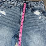 American Eagle mom jean raw hem light wash 4 Photo 7
