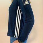 Adidas Navy Blue Open Back Long Sleev Photo 1