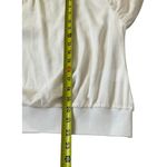 EXPRESS Peach Satin Round Neck Balloon Sleeve Women's Top Size XL | 6-13 Photo 4