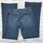 Cache Y2K Jeans Sz 6 Wide Leg Flare Low Rise Med Wash Skater Casual Baggy Photo 3